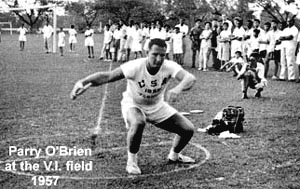 Parry O'Brien at the V.I.