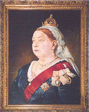 Q. Victoria, oil portrait