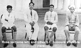 Ross and S.C. Hons students