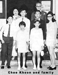 His family
