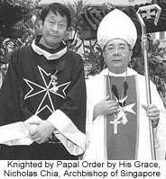 Oon Chong Jin - knighthood