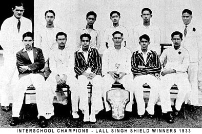 Lall Shield winners 1933