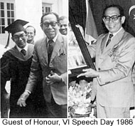 VI Speech Day 1986