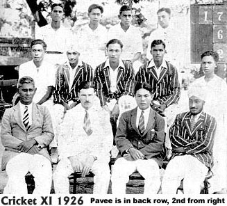 Pavee in VI Cricket XI