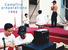 Campfire preps 1992