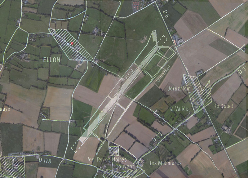 Ellon map superimposed