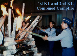 Scout campfire