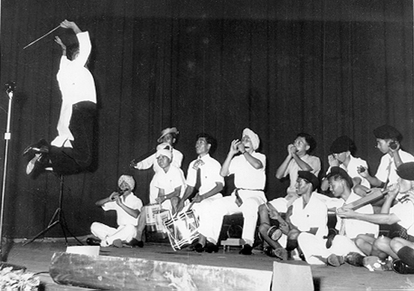 Phangkowski's orchestra, 1956