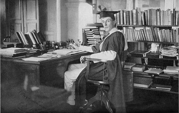 Major R. J. H. Sidney in his office, 1920s
