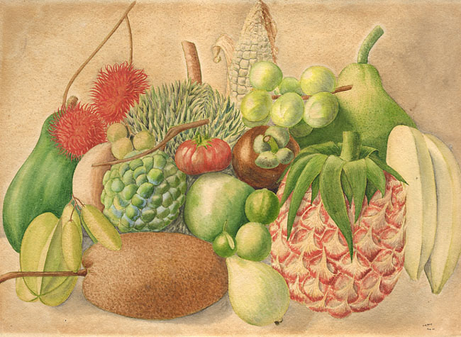 Wong Sze Moy's watercolour