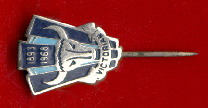The V.I. 75th Anniversary Pin, 1968