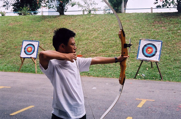 Archery practice