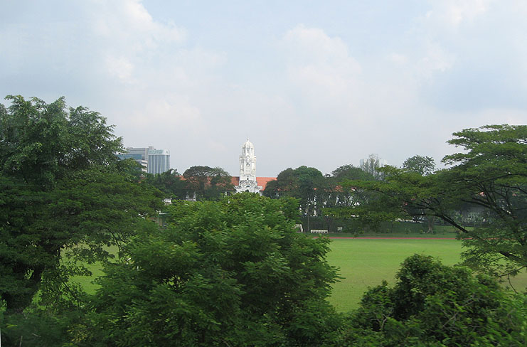 School frontage 2007