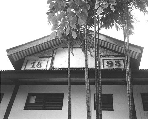 Old V.I. gable with 1893 date