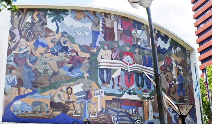 Ismail Mustam's Dewan Bahasa dan Pustaka mural, 2022