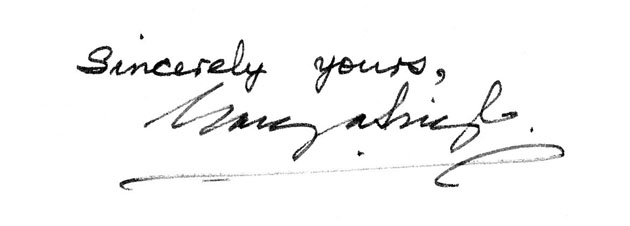 Mr Ganga Singh's Signature