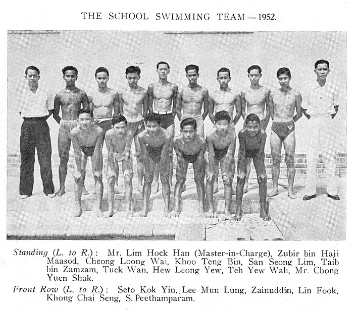 Swimming Team 1952