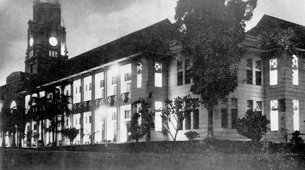 The School at night