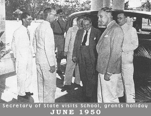 Secretary of State Visit - 1950