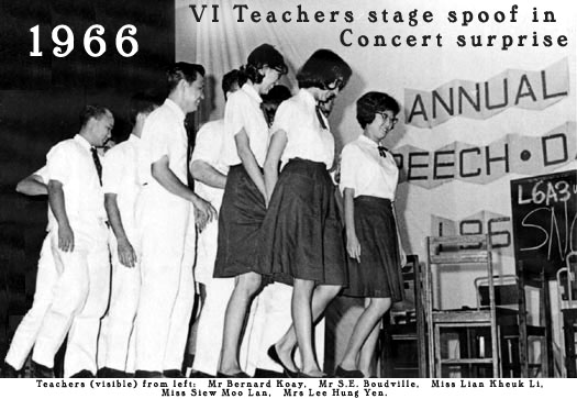 Teachers in School Concert 1966